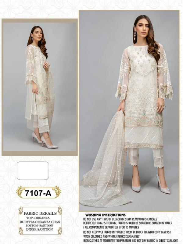 Pakistani Super Hit Designs 7107 Colors  