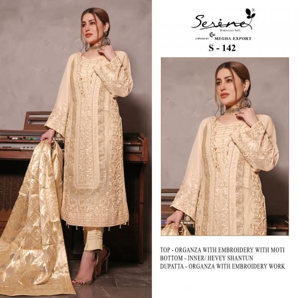 Serine Pakistani Suit S-142 Design 