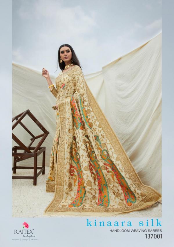 Rajtex Saree Kinaara Silk 137001-137004 Series 