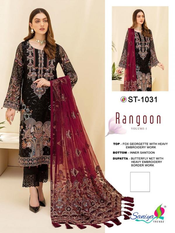 Saniya Trendz Rangoon Vol-1 1031-1033 Series  