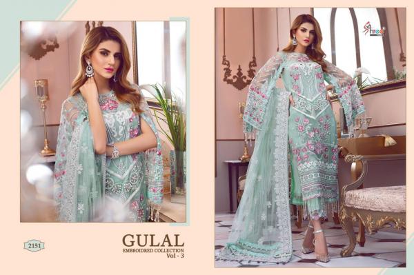 Shree Fabs Gulaal Embroidered Collection Vol-3 2151-2156 Series 