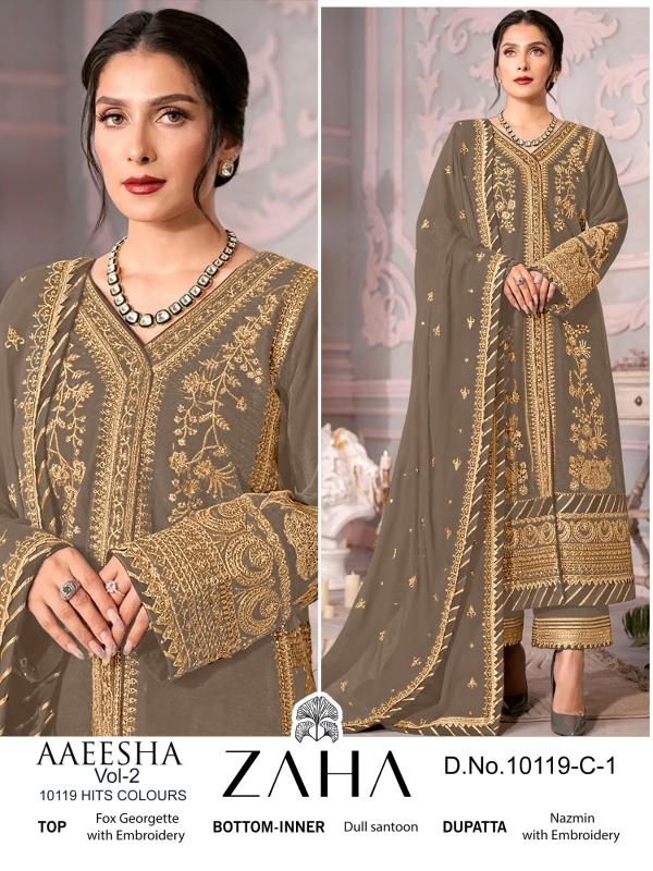 ZAHA AAEESHA-VOL-2 10119-C-1 TO 10119-C-4 