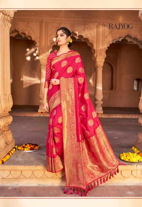 Rajyog Fabrics Aasmaan Silk 1001-1006 Series  