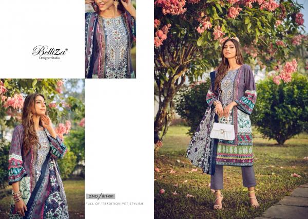 BELLIZA DESIGNER NAIRA VOL-30 871-001 TO 871-010 