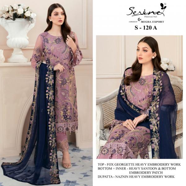 Serine Pakistani Suit S-120 Colors  