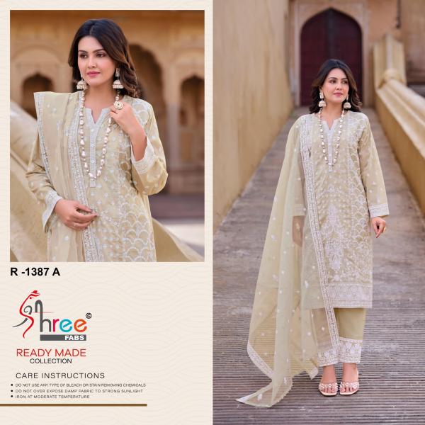 SHREE FAB READY MADE COTTON COLLECTION R-1387-A TO R-1387-D