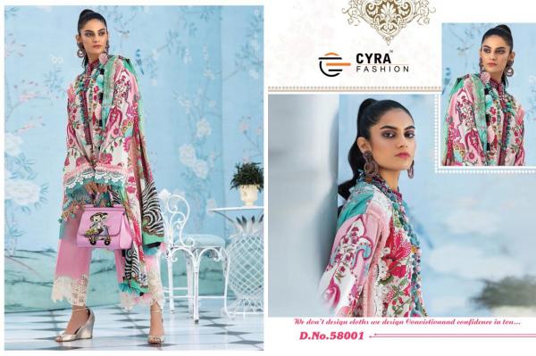 Cyra Fashion Alizah Vol-4 Digital Print Collection 58001-58006 Series 