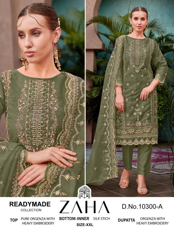 ZAHA READY MADE COLLECTION 10300-A TO 10300-D 