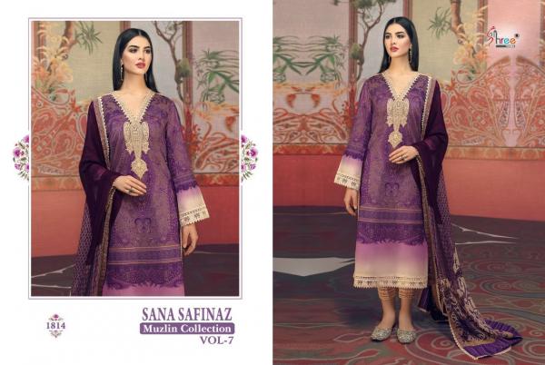 Shree Fab Sana Safinaz Muzlin Collection Vol-7 1814-1823 Series  