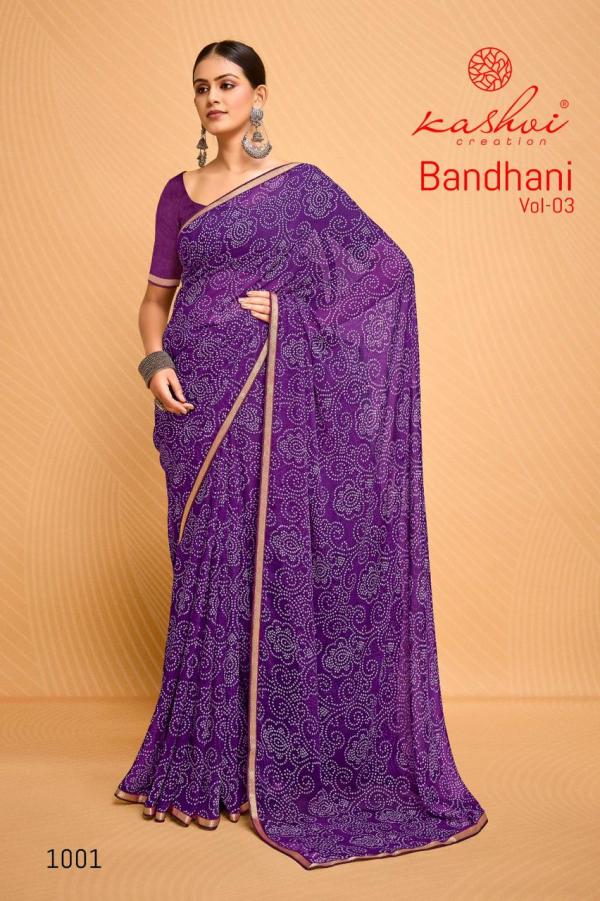 KASHVI CREATION BANDHANI VOL-3 1001 TO 1008 