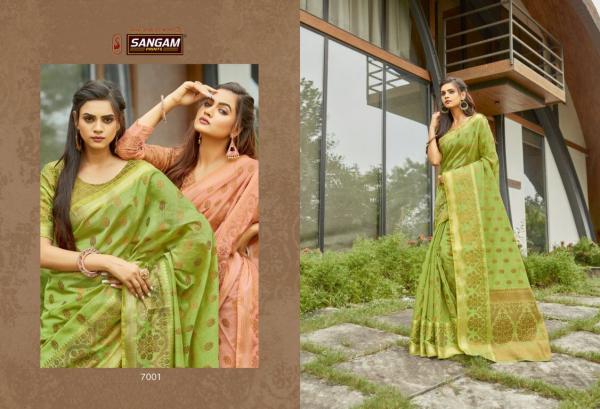 Sangam Prints Desi Hendloom 7001-7006 Series  