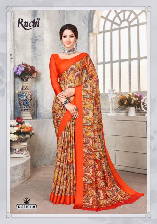 Ruchi Saree Cherry 22701-22703 Colors Series 