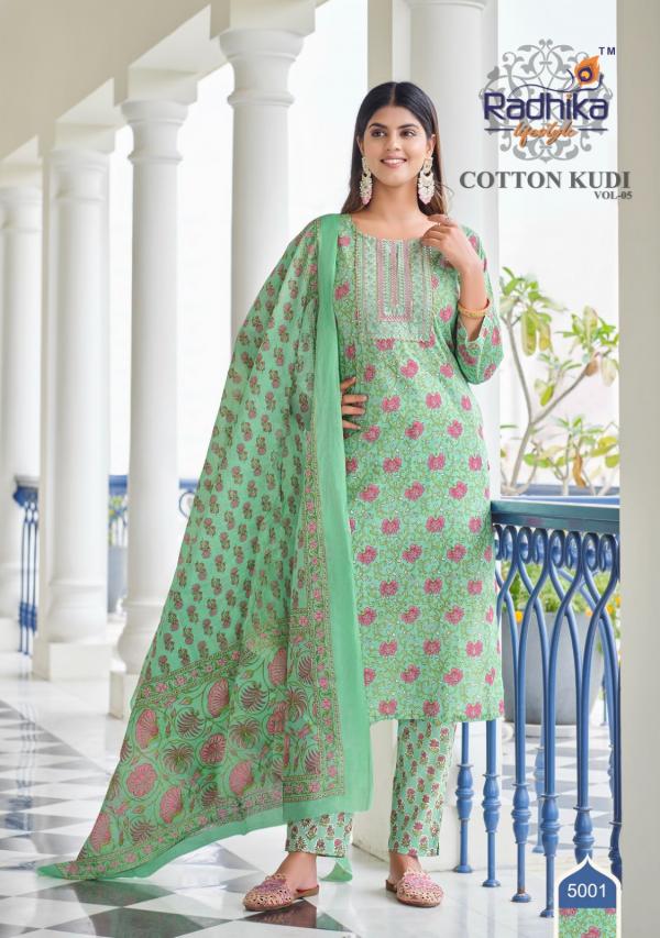 Radhika Lifestyle Cotton Kudi Vol-5 5001-5006 Series 