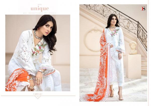 Deepsy Suits Maria B Gold Collection 481 Colors 