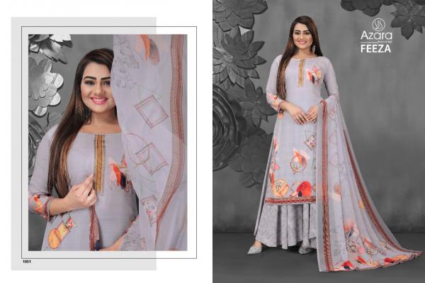 Azara Karachi Suit Feeza 1001-1004 Series