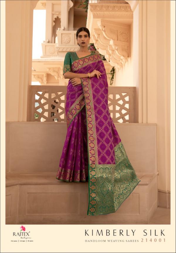 Rajtex Saree Kimberly Silk 214001-214006 Series  