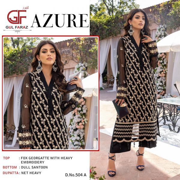 Gul Faraz Azure 504 Colors 
