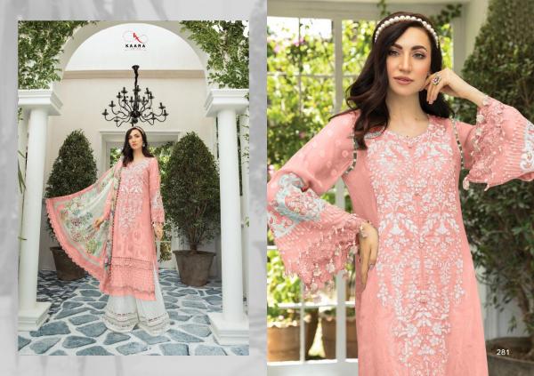 Kaara Suits Maria B Lawn Eid Collection Colour 281-285 Series. 