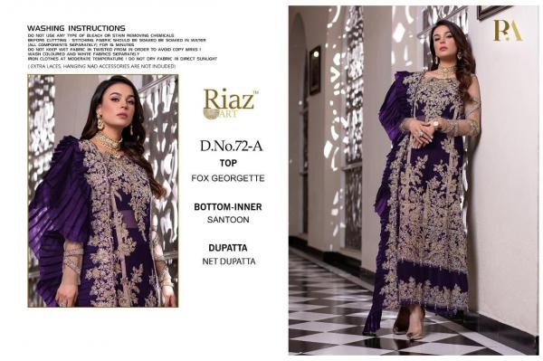 Riaz Art Pakistani Designer Suits 72 Colors  