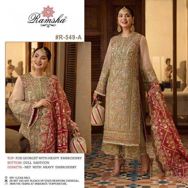 Ramsha Suit R-549 Nx Colors  