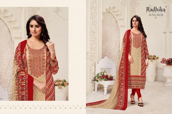 RADHIKA FASHION AZARA MUSSARET VOL-25 1034-A TO 1034-D 