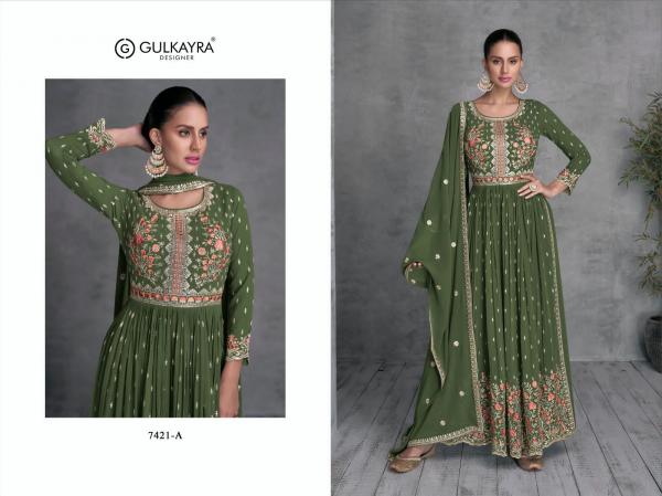 GULKAYRA DESIGNER RIVVA 7421 COLORS  