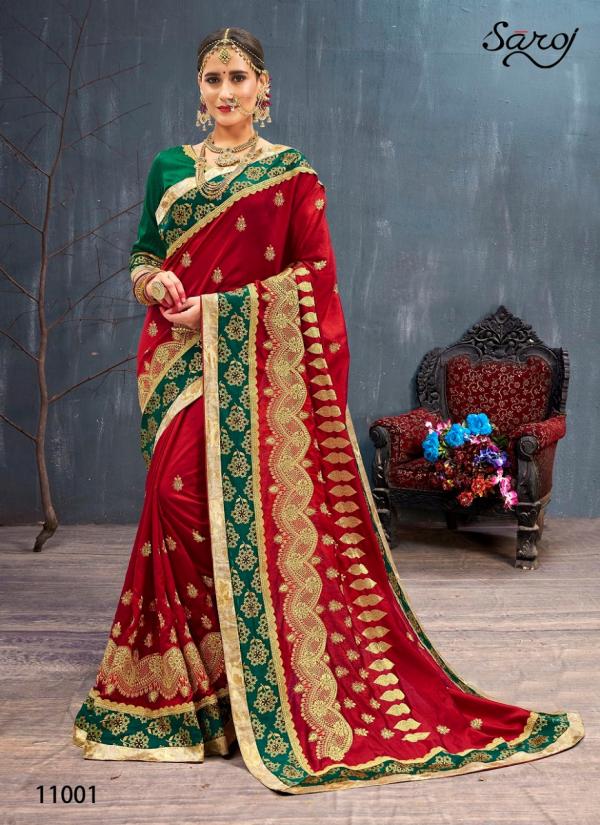 Saroj Saree Rangvarsha 11001-11008 Series 