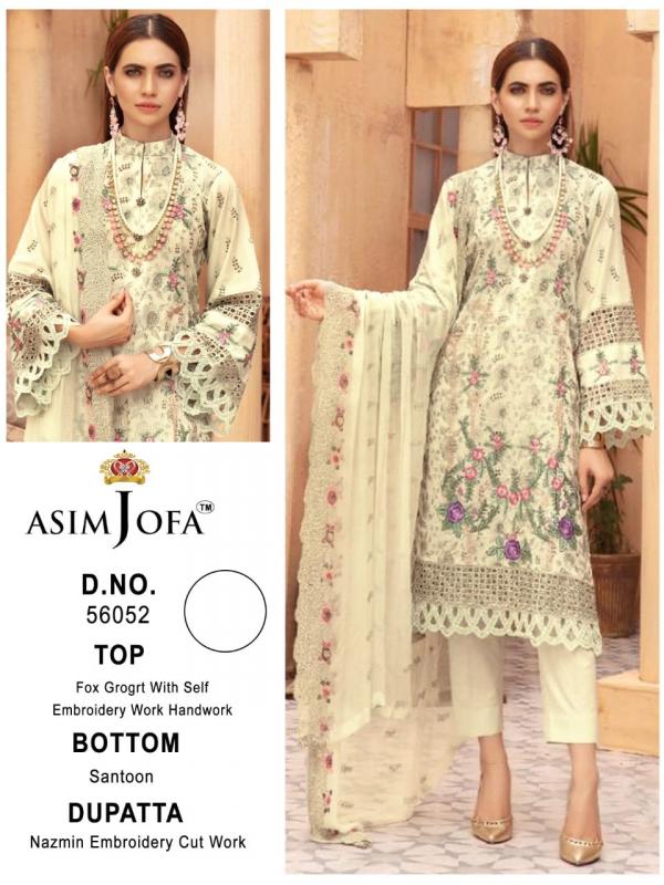 Asim Jofa Super Hit 56052 Dress Material  