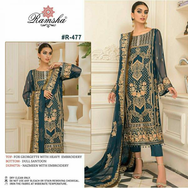 Ramsha Suit R-477 And R-479 Design  