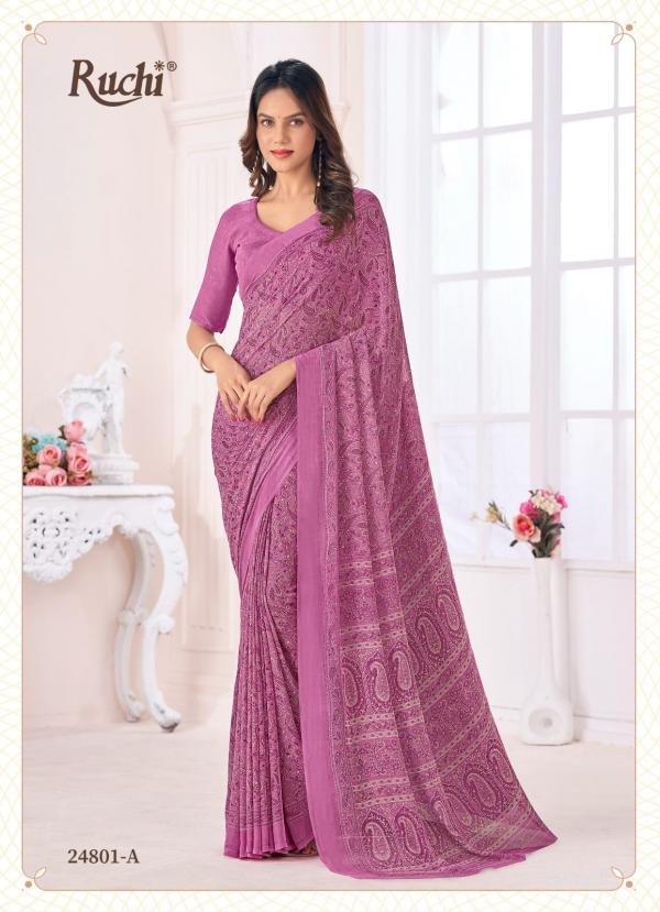 RUCHI RAGAA GEORGETTE VOL-6 24801-A TO 24803-D