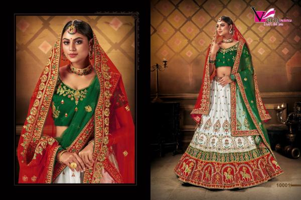 Varni Fabrics Zeeya Bridal Wedding Lehenga Vol-1 10001-10006 Series 