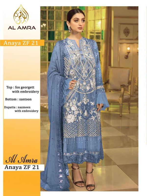 AL Amra Aanaya ZF 21 Dress Material 