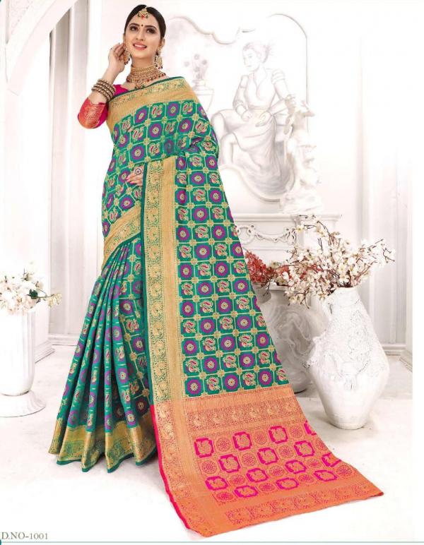 Sangam Saree Rajkoti Patola 1001-1008 Series 