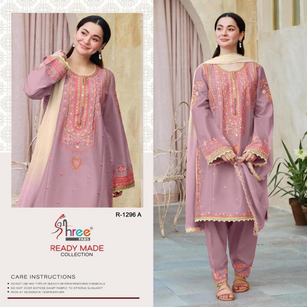 SHREE FAB READY MADE COLLECTION R-1296-A TO R-1296-D 