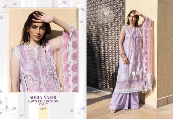 Shree Fab Sobia Nazir Lawn Collection Vol-7 2252-2257 Series  