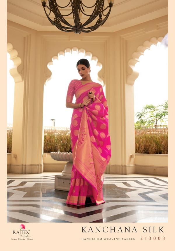 Rajtex Fabrics Kanchana Silk 213003-213008 Series 