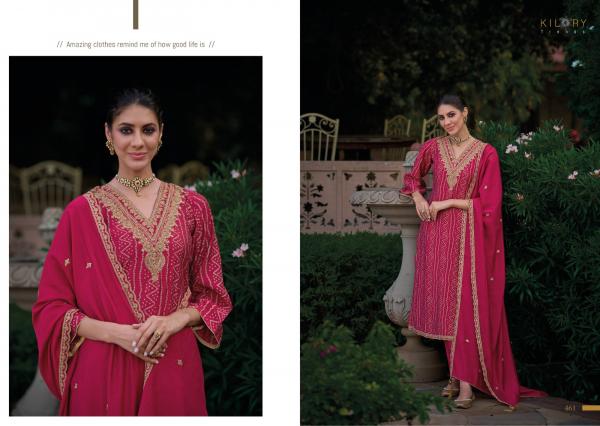 KILORY TRENDZ SILK OF BANDHEJ VOL-3 461 TO 466 