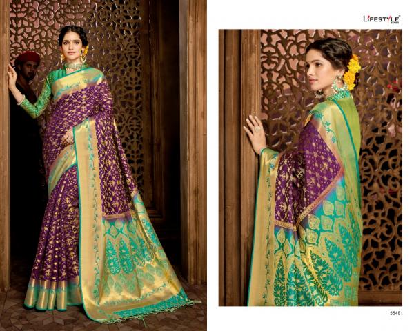 Lifestyle Saree Sanjivnai Vol-2 55481-55486 Series  