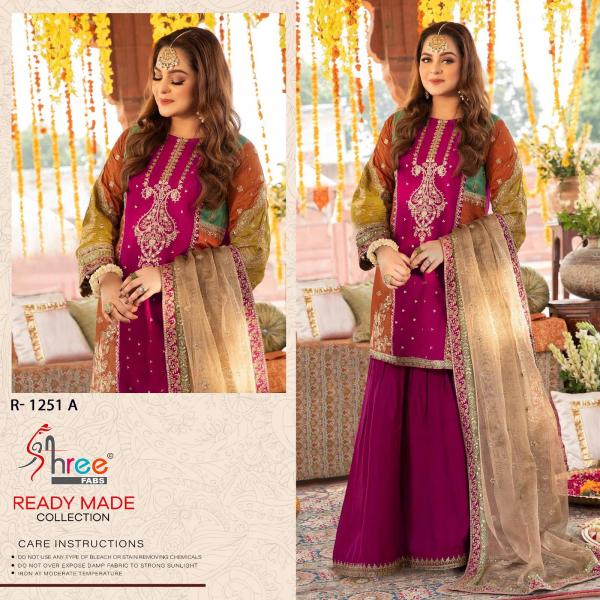 SHREE FAB READY MADE COLLECTION R-1251-A TO R-1251-D 