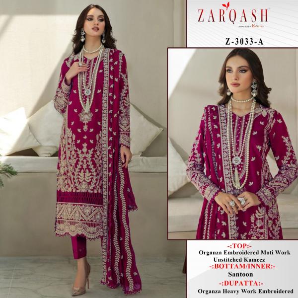 Zarqash Suits Z-3033 Colors  