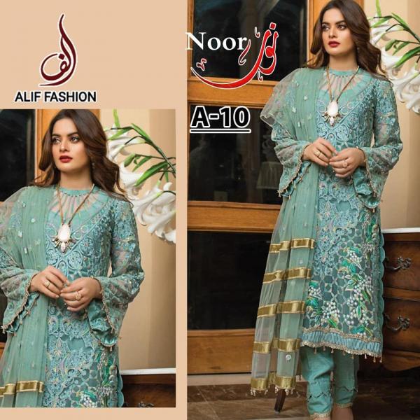 Alif Fashion Noor A-10 Salwar Kameez 