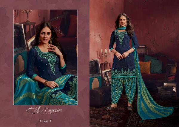Kessi Fabrics Shangar By Patiala House Vol-15 5331-5338 Series 