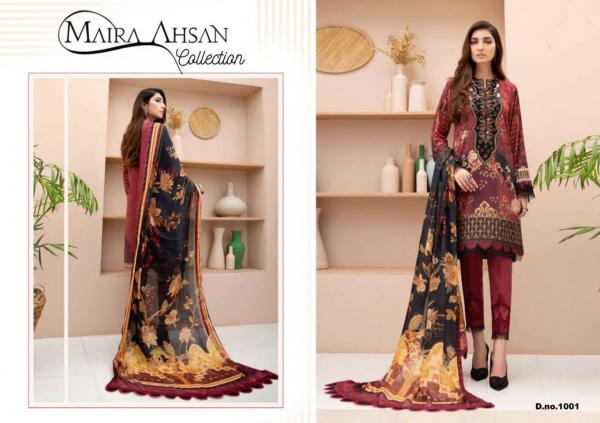 Maira Hasan Luxury Lawn Collection 1001-1004 Series 