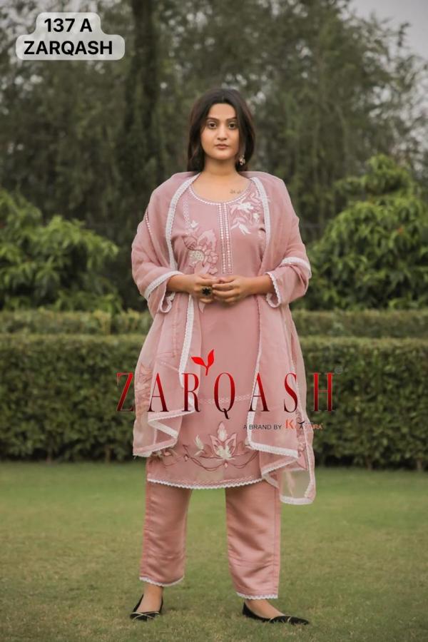 ZARQASH READYMADE COLLECTION Z-137-A TO Z-137-D 