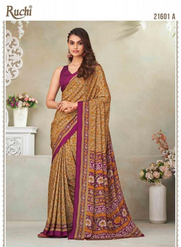 Ruchi Saree Vivanta Silk 17th Edition 21601-21603 Colors Series  