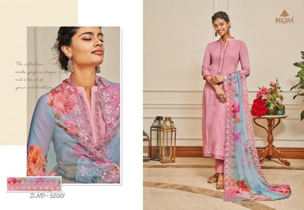 Relssa Fabrics Sajjan Radhika 52001-52006 Series  
