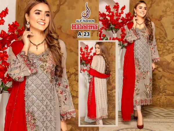 Alif Fashion Haleema A-23 Design  