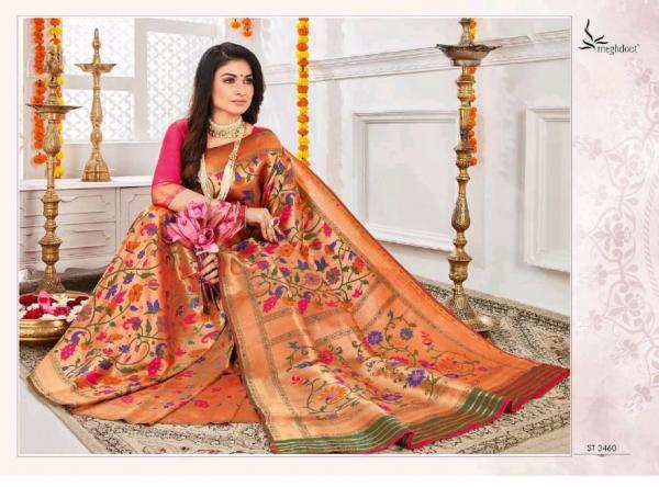 Meghdoot Saree Mayuri 3460-3465 Series