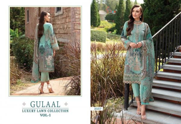 SHREE FABS GULAAL LUXURY LAWN COLLECTION VOL-01 3557 TO 3563 
