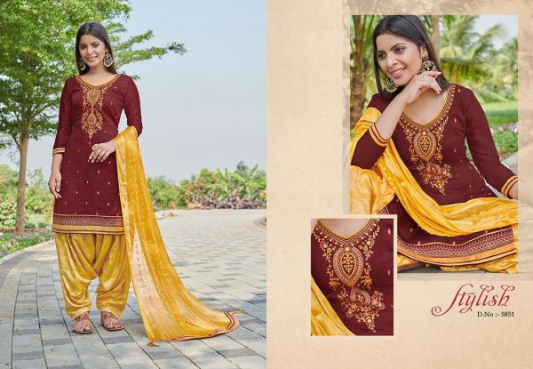 Kessi Fabrics Shangar by Patiala House Vol-20 5851-5858 Series